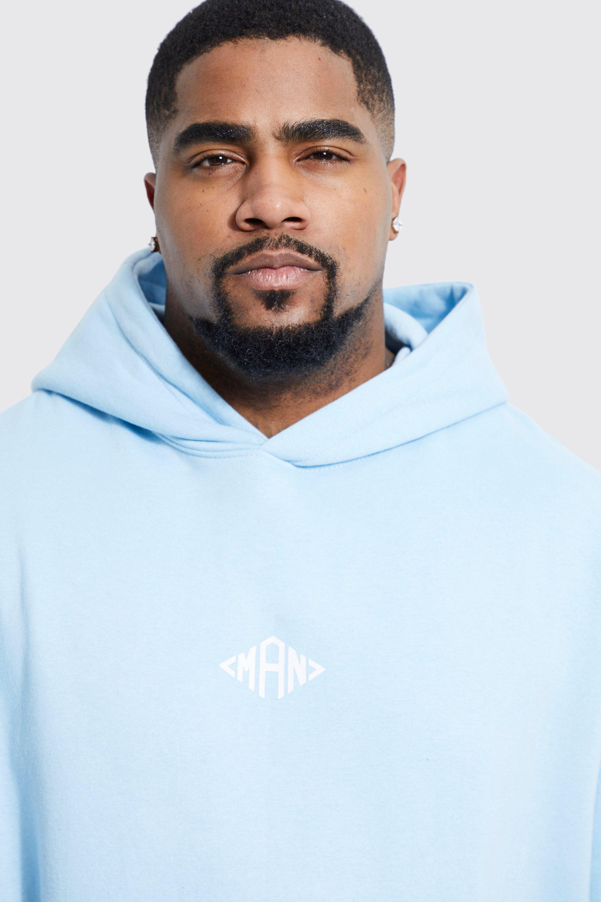 Light blue hoodie boohoo discount
